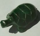 Malachite Turtle Green Gemstone Animal Handmade Carving - Congo 46 Grams
