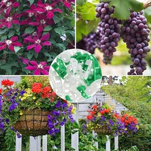 10PCS Plant Branches Bender Training Clips 360 Degree Adjustable Planter Hol _ha - Picture 1 of 15