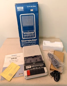 NOS scatola aperta vintage radio shack tandy CCR-81 comp. Registratore a cassette 26-1208A - Foto 1 di 12