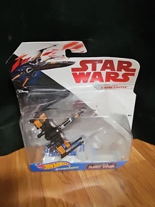 2017 Star Wars Hot Wheels Starships Poe’s X-Wing Fighter + Flight St. SEE PIX - Picture 1 of 6