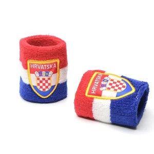 CROATIA HRVATSKA - Sweat Bands / Tennis Cuffs 'Hrvatska Grb' - Picture 1 of 5