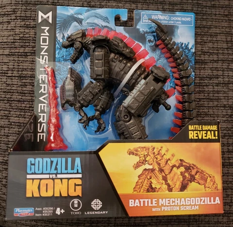 Godzilla vs Kong Battle MechaGodzilla w/Proton Scream Monsterverse Playmates New Cover