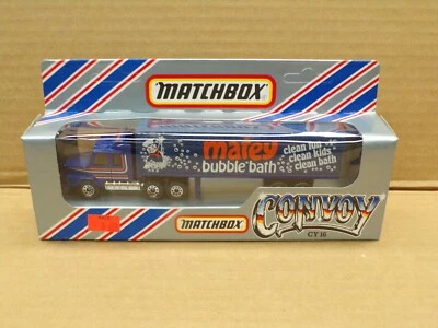 1983 Matchbox Convoy MATEY BUBBLE BATH SCANIA TRACTOR TRAILER #CY16 - NOS ! - Image 1 of 4