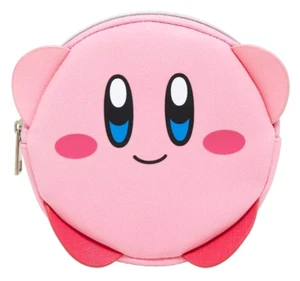 Bolsa de monedas Kirby con cremallera superior personaje redonda rosa 4-1/2 x 4-1/2 x 7/8 con licencia nueva con etiquetas - Imagen 1 de 5