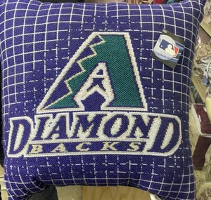 MLB Diamondbacks Tapestry Pillow Team Logo 20”x20” - Picture 1 of 2
