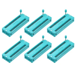 6Pcs Universal IC Test ZIF Socket 40 Pin 2.54mm Pitch DIP - Afbeelding 1 van 5