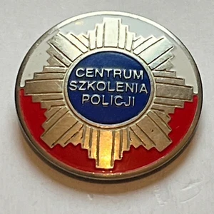 Centrum Szkolenia Policja Abzeichen Polen Polizei Ausbildung Anstecknadel Emaille polnisch - Bild 1 von 2