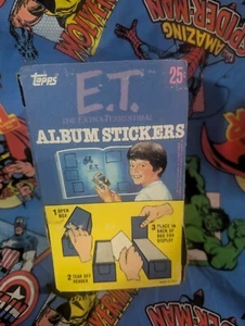 Pegatina Topps ET 1982 caja completa sin abrir mi stock original - Imagen 1 de 3