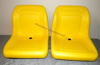 2 asientos de vinilo amarillo para John Deere Gator modelo E-Gator CS CX 4x4 Trail HPX TE Foto 1 de 4