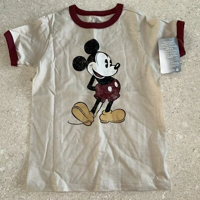 New Disney Store Mickey Mouse Shirt T-shirt Top Kids Boys Size 7/8 - Image 1 of 2