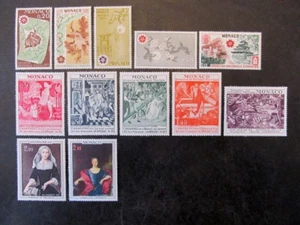 MONACO, SC# 753-757, 855-859 & 892-893, 3 SETS (1970-1973) MNH - Picture 1 of 1