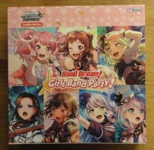 WeiB Schwarz TCG Weiss BanG Dream! Girls Band Party! Booster Display - Picture 1 of 1