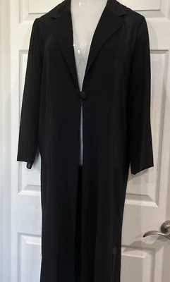 Elegante plumero de gasa negro transparente estudio nocturno vintage formal noche boda Foto 1 de 4