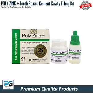 Poly Zinc+Zinc Polycarboxylate Dental Cement Tooth Repair Temporary Cavity - Picture 1 of 12
