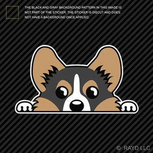 Tricolor Pembroke Welsh Corgi Sticker Die Cut Decal Self Adhesive Vinyl Cardigan - Picture 1 of 1