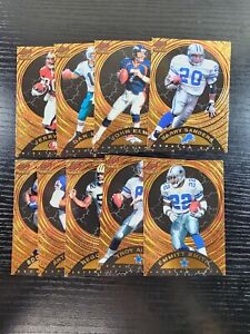 9 Card Lot 1998 Paramount Kings Of The NFL Rare Insert Set Gold Foil SSP Pacific
