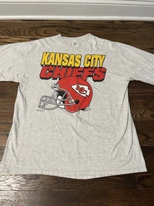 Kansas City Chiefs Vintage Unisex T-Shirt / Tee NFL Football Size XL - Picture 1 of 9