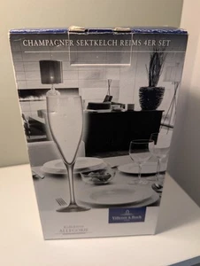 Villeroy und Boch Allegorie Champagner Sektkelch Reims 4 Set - Bild 1 von 6