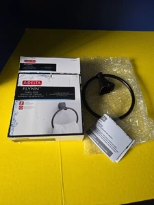Delta Flynn Oil Rubbed Bronze Finish Towel Ring FLY46-OB - Picture 1 of 4