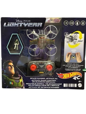 Hot Wheels RC Space Ranger Jetpack RC Disney Pixar Light year New Unopened Buzz  - Image 1 of 4
