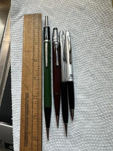 4 Vintage Druckbleistifte Autopoint Magnet 48M, Scripto, Pentel & Durolite - Bild 1 von 8