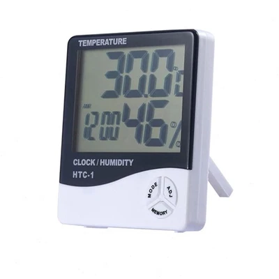 Temperature Humidity Meter LCD Digital Outdoor/Indoor Thermometer Hygrometer - Image 1 of 4