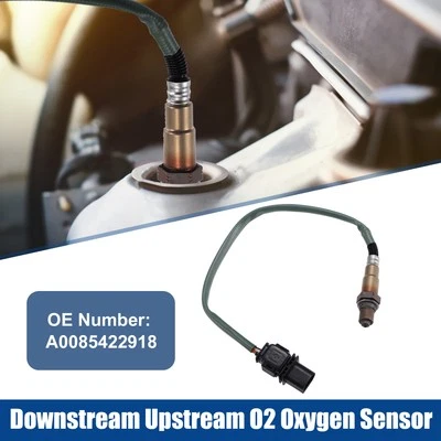 Sensor de oxígeno O2 aguas arriba aguas abajo para Mercedes-Benz ML550 2008-2011 negro Foto 1 de 4