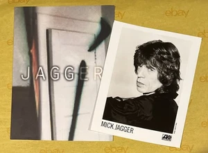 MICK JAGGER 1993 MEDIA PRESS KIT WANDERING SPIRIT FOLDER + PHOTO ROLLING STONES - Picture 1 of 3