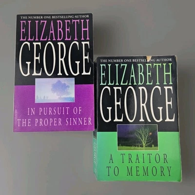 Elizabeth George - Inspector Lynley Series #'s 10 & 11 - Mystery Thriller - image 1 of 4
