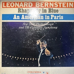 COLUMBIA STEREO MS 6091 *6-EYE* GERSHWIN RHAPSODY IN BLUE *NYPO BERNSTEIN* EX/VG - Picture 1 of 5