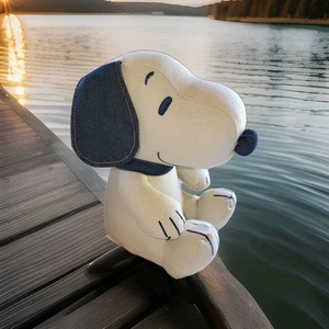 American Eagle All Denim Snoopy 9" Plush Stuffed Animal Toy 2024 - Picture 1 of 11