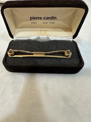 Pierre Cardin - Vintage Gold Bar Mens Tie Pin - Image 1 of 4