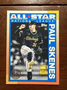 2025 Topps Series 2 Paul Skenes #90AS-17 RC Cup 1990 All-Star Insert Pirates - Picture 1 of 6