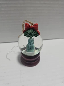 Rare HTF VTG Kurt Adler Art Institute Of Chicago Lion Snow Globe Ornament - Picture 1 of 5