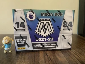 2021-22 Panini Mosaic Premier League Soccer Sealed Mega Box - Picture 1 of 4