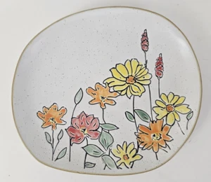 Spectrum Designz Flower Valley Spring Salad Plate 8.5"x7.5" Floral - Picture 1 of 10