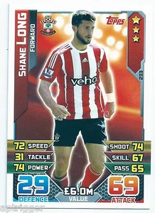 2015 / 2016 EPL Match Attax Base Card (233) Shane LONG Southampton - Picture 1 of 1