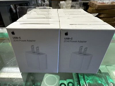 Genuine Apple MHJA3LL/A A2305 20W USB-C Power Adapter Sealed In Box Lot of 10! - Image 1 of 4