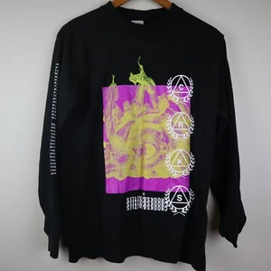 Crooks and Castles Long Sleeve Men Size S Medusa Print Like New Black Streetwear - Bild 1 von 5