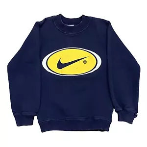 Vintage 90’s Nike Big Check/Swoosh Sweatshirt Boys Small - Picture 1 of 4