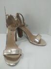 Breckelle's Rose Gold Chunky Heels Womens Size 8