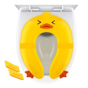 Yellow Duck Foldable Portable Kid's Toilet Training Seat Cover - Bbg001 - Picture 1 of 7