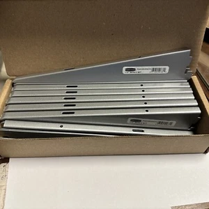 LOT OF 16 Rubbermaid 11.5" Twin Track Shelf Bracket FG4C0502SNCKL Satin Nickel - Picture 1 of 6