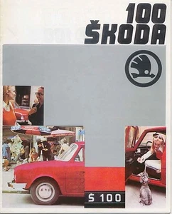 Skoda S100 Saloon 1974-77 Original UK Sales Brochure - Picture 1 of 1