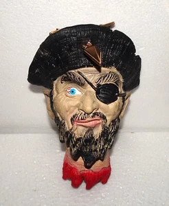 HALLOWEEN PROP LATEX SHRUNKEN SEVERED 6" PIRATE HEAD by NIGHTVIEW SEASONS - Picture 1 of 10
