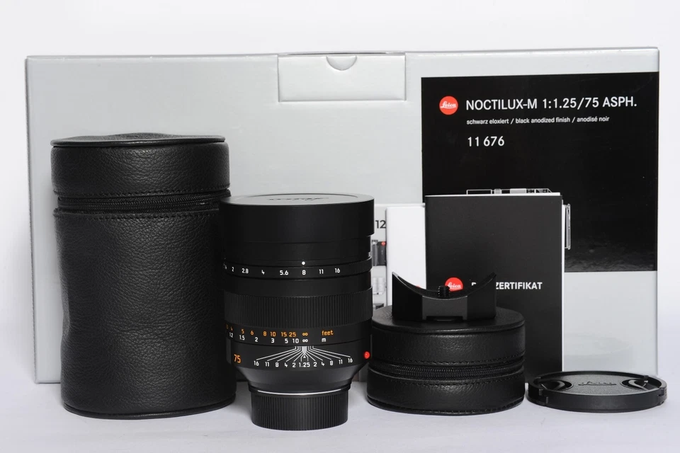 [NUEVO] Leica Noctilux-M 75 mm F/1,25 ASPH. Lente 11676 Foto 1 de 1
