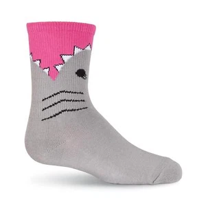 K.Bell Girl's Shark Crew Socks for Shark lovers fits Shoe size 10-13 Ships Free - Picture 1 of 5