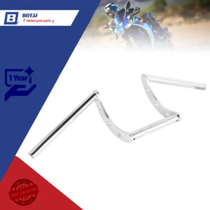 NEW 22mm 7/8" Chrome Motorcycle Z Bars Handlebar For Honda Yamaha Suzuki Chopper - Picture 1 of 10