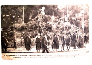 Apotheose de la Victoire, July 14, 1919 Postcard, Commemorating the End of WWI - Picture 1 of 4