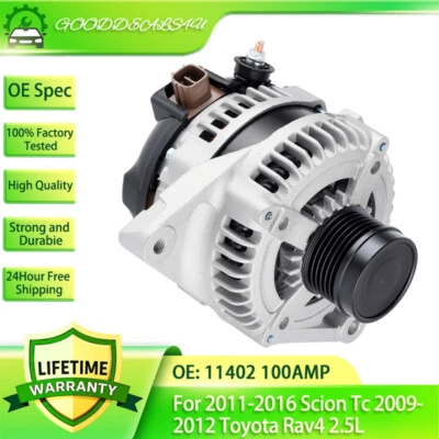 OEM Alternator For Toyota Camry 2012 2013-2015 Rav4 2009-2012 Tc 2011-2016 2.5L - Image 1 of 4